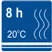 Висихання 8 год.20С