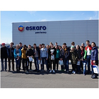 Студенты на заводе Eskaro